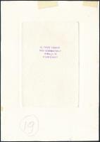 Feszt László, ifj. (1957- ): Ex libris Krajcsi Tiborné, Arany János: Mátyás anyja (1854), 1993. Rézk...