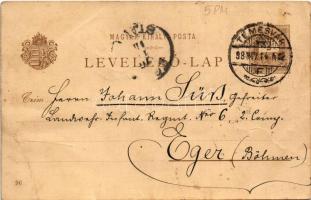 1898 Árpád et les chefs des tribus / Árpád a vezérekkel; Ezredéves Országos Kiállítás. litho + barna...