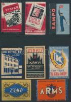 82 db finn gyufacímke, berakóban