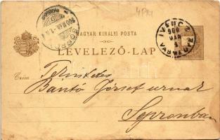 1900 Budapest XIV. Városliget, Ezredéves Országos Kiállítás, Magyar utca és a templom, Posner és Fia...