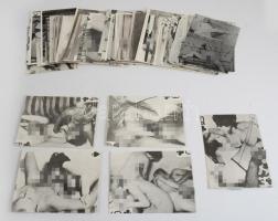 Vegyes erotikus, pornó fotók, kb. 50 db