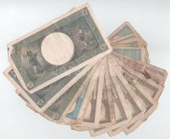 Románia vegyes 17db-os, nagyobbrészt rossz tartású bankjegy tétel, közte 1947. augusztus 27. 100L &q...