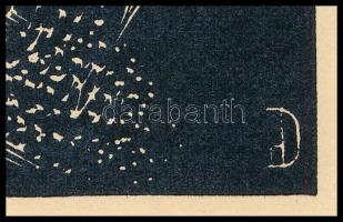 Dallos Hanna (1907-1944): "Miképpen mi is megbocsátunk az ellenünk vétkezőknek", fametszet...