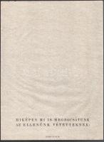 Dallos Hanna (1907-1944): "Miképpen mi is megbocsátunk az ellenünk vétkezőknek", fametszet...