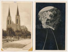 5 db RÉGI magyarországi város képeslap / 5 pre-1945 Hungarian town postcards