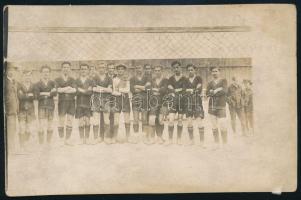 1924 CSC - KTC (11:0) ifjúsági bajnoki mérkőzés, fotólap, a hátoldalon feliratozva, 8,5x13,5 cm