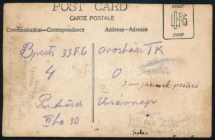 cca 1920-1930 Budapesti 33 FC - Orosházi TK (4:0) labdarúgó-mérkőzés, fotólap, a hátoldalon felirato...