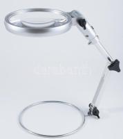 Bresser kézimunka nagyító LED világítással, dobozában