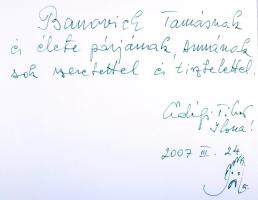 Erdélyi Tibor, a Népművészet Mestere használati tárgyai és szobrai. Dr. Bánszki Pál művészettörténész szövegével. A művész, Erdélyi Tibor által DEDIKÁLT példány! Bp.,2006,(Balatonfüzfő, Tradeorg-ny.) Magyar, angol és német nyelven. Kiadói papírkötés, karcos borítóval.