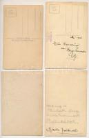 6 db RÉGI fotós képeslap: hölgyek / 6 pre-1945 photo postcards: ladies