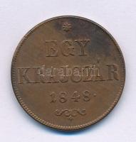 1848. 1kr Cu T:XF Adamo B1