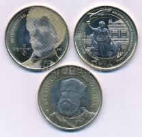 2023. 200Ft "Petőfi" + 2024. 200Ft "Batthyány" + 2025. 200Ft "Magyar Tudományos Akadémia (MTA)" T:UNC