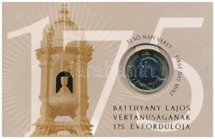 2024. 200Ft bicolor "Batthyány Lajos" első napi veret sorszámozott emléklapon "10970" T:UNC