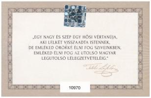 2024. 200Ft bicolor "Batthyány Lajos" első napi veret sorszámozott emléklapon "10970&...