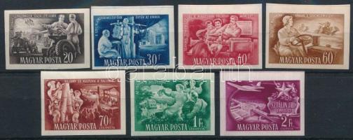 1951 Az ötéves terv eredményei vágott sor (14.000)