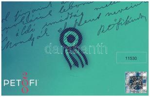 2023. 200Ft bicolor "Petőfi 200" első napi veret sorszámozott emléklapon "11530"...