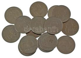 2004-2023. 50Ft (15xklf) forgalmi emlékpénz, közte "1956-os forradalom" és "Európai Unió" T:UNC-XF patina