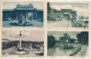 6 db RÉGI város képeslap / 6 pre-1945 Hungarian town postcards