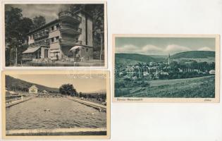 7 db RÉGI város képeslap / 7 pre-1945 Hungarian town postcards
