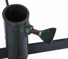 Vas fenyőfatartó, 30x12 cm