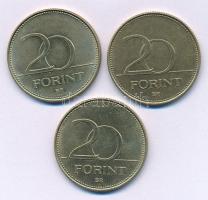 2003. 20Ft "Deák" (3x) T:AU,XF patina
Adamo FOEM2