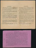 1873/1880 2 db távirati díjnyugta "VÁSÁRHELY"