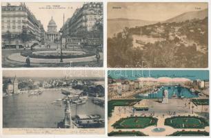 15 db RÉGI város képeslap / 15 pre-1945 foreign town postcards