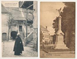 15 db RÉGI város képeslap / 15 pre-1945 foreign town postcards