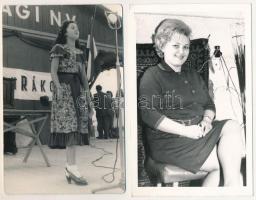 17 db RÉGI és MODERN fotós képeslap: hölgyek / 17 pre-1945 and modern photo postcards: ladies