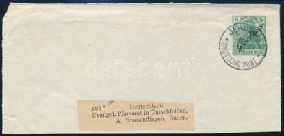 Német posta Törökországban 1911