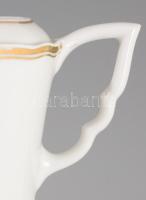 Zsolnay manófüles tejkiöntő, jelzett, hibátlan, m: 10 cm
