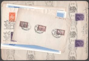 Emléklapok, alkalmi bélyegzések érdekességekkel, összesen 6 db