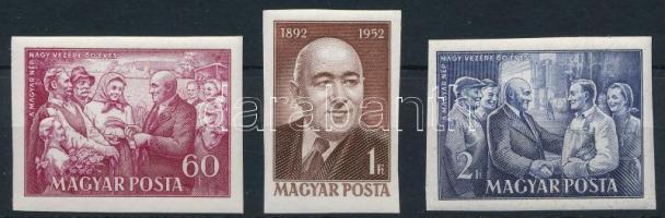 1952 Rákosi Mátyás vágott sor (8.000)