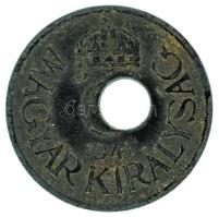 1941. 20f Fe technológiai hibás veret (látványosan félrecsúszott lyukasztás) T:VF
Adamo P4.1