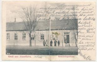 Újjózseffalva, Józseffalva, Iosifalva, Iosifalau (Temes, Timis); Községháza / Gemeindegasthaus / town hall (r)