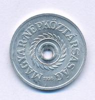 1956. 2f Al technológiai hibás veret (félrecsúszott lyukasztás) T:XF Adamo F1.1