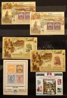 115 db (95 klf) emlékív 12 lapos nagy méretű berakóban