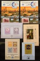 115 db (95 klf) emlékív 12 lapos nagy méretű berakóban