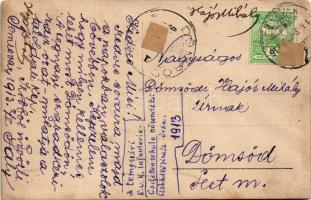 1913 Temesvár, Timisoara; A temesvári cs. és kir. gyalogsági hadapródiskola növendékei szabadkézi ra...