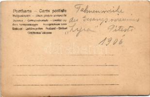 1906 Pitesti, Lyra song festival, group picture. photo (cut)