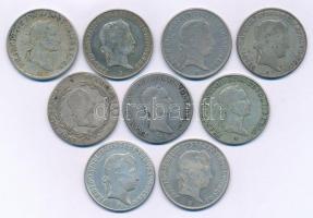 1830-1848. Kilenc darabos magyar és osztrák krajcár tétel, mindegyik 20kr névérték és különféle évjá...