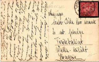 1935 Óbecse, Stari Becej; kastély / castle. photo (gyűrődés / crease)