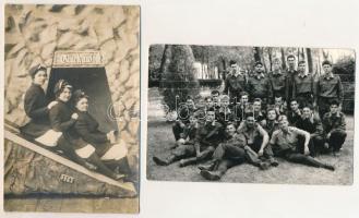 4 db RÉGI képeslap: Orsova, M. Kir. Járásbíróság, Budapest XIV. Anonymus szobor, Berchtesgaden, kato...