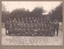 1923 Miskolc, ,,M. kir. közép- és főiskolai hallgatók újonckiképző iskolája Miskolcon 1923 jul. 1 - ...