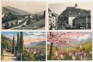 73 db RÉGI külföldi város képeslap, közte több Dél-Tirol / 73 pre-1945 foreign town postcards, with many from Südtirol