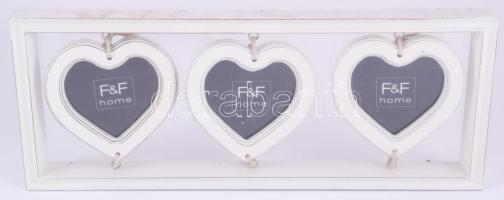 F&amp;F Home háromképes képtartó, bontatlan, 14x36 cm