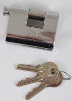 Viro páncélozott lakat, kulccsal, újszerű.