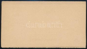 1884 Háromrészes adóintéses használatlan levelezőlap