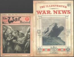 1917 2 db angol nyelvű I. világháborús újság: The Illustrated War News, December 5, 1917 + The War Illustrated Vol. 6 No. 132, az egyik foltos