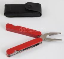 Hordozható univerzális szerszám, tokjában.